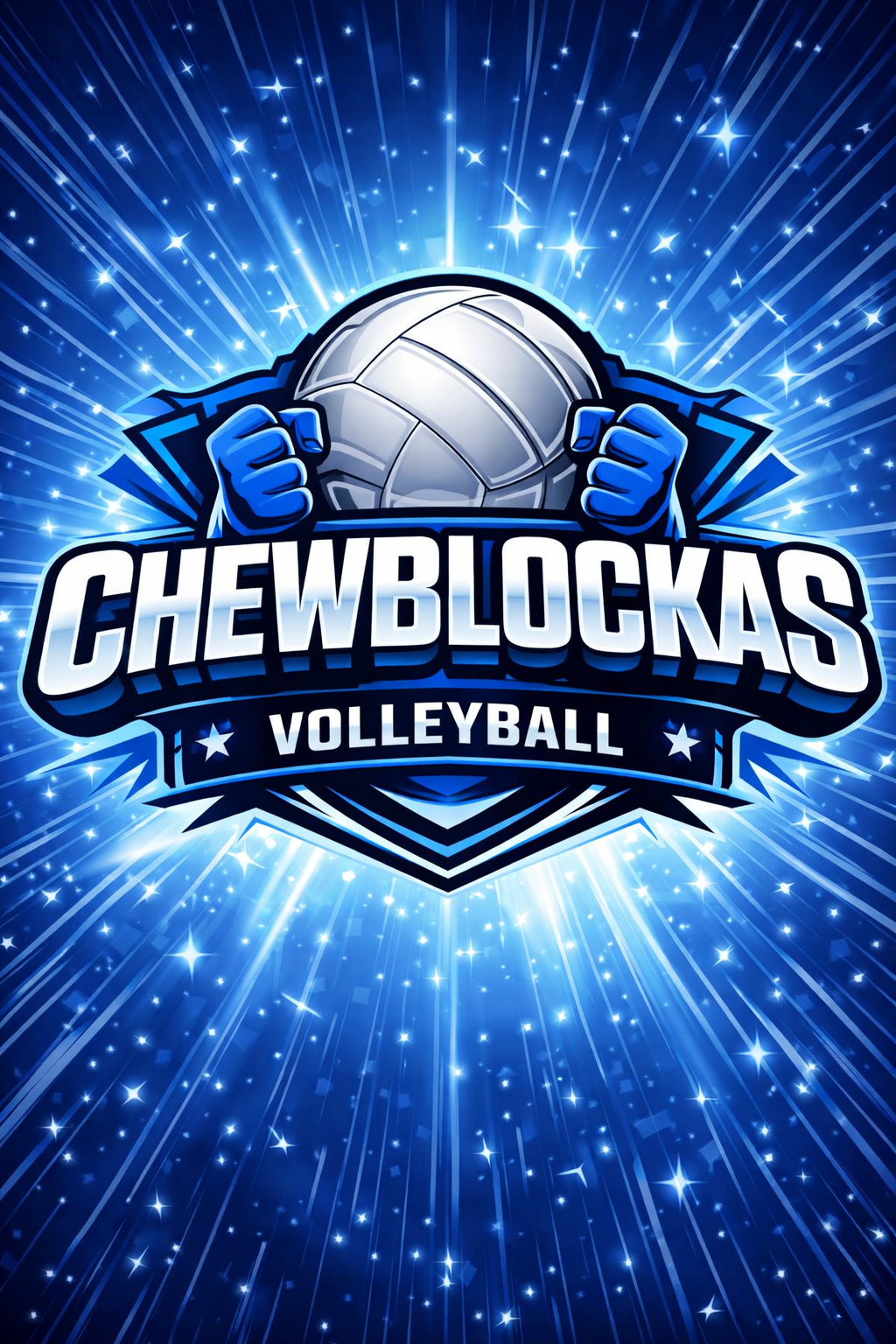 10U Chewblockas Volleyball logo